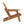 Oversize Wooden Outdoor Folding Adirondack Chair
