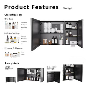 LED Bathroom Medicine Cabinet with Single-Color