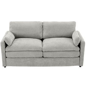 Cozy Upholstered Cushion Loveseat Sofa For Living Room