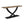 Entryway Console Table With Cross Legs Design - Natural / Espresso