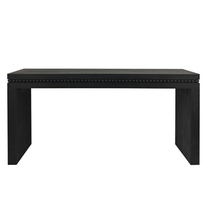 Modern Rustic Wood Table, Rectangular Living Room Center Table With Floating Top Design