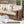 Outdoor L Shape 3pcs Acacia Wood Patio Sofa Set