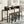 59 Inch Bar Table with Stools and LED Light