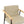 Mid Century Modern Counter Stool Set with Espresso Metal Frame - Khaki