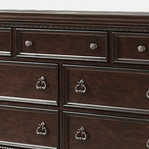 7 Drawer Dresser - Mahogany