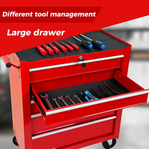 5-Drawer Rolling Tool Chest with Lock & Key