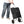 Foldable Shopping Trolley With Wheels And Removable Waterproof Bag - Black