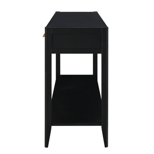 U_STYLE 60" Painted Console Table with 3 Drawers