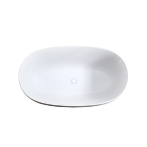 47'' Independent Solid Surface Resin Stone Bathtub