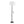 Shadow Contemporary Floor Lamp - Black / White