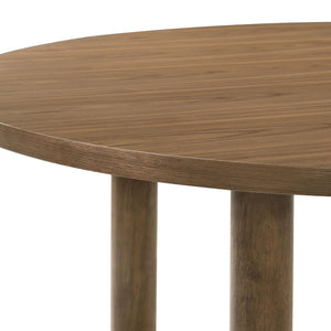 Graham - 5 Piece Round Dining Table Set - Walnut