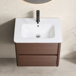 Wall Mounted Floating Bathroom Vanity With Sink And Cabinet