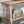 Rustic 3-Tier Console Table with Gothic-Inspired Details