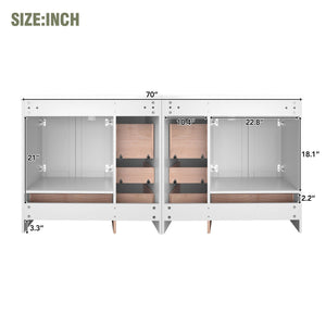 Shaker Free Standing Bathroom Vanity Cabinet & Sink, Soft Close Drawers, Soft Close Doors