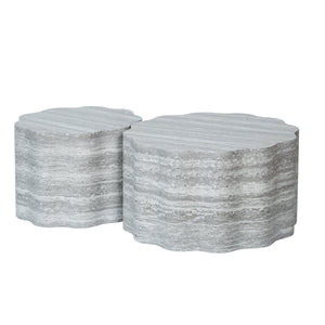 Set of 2 Round Coffee Tables