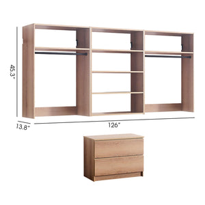 Devi - Wall Mounted Closet System With Modular Units