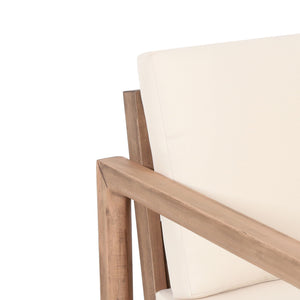 Outdoor Acacia Wood Patio Club Chair