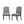 Mod Urban Style Solid Wood Nailhead Dining Chairs