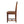 Solid Wood Leather Slatted Dining Chair