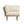 Acacia Wood Outdoor Corner Chair with Rope Back & Weather-Resistant Cushion