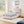 Twin Size Kids Upholstered Bed with Oversized Rabbit Ear Headboard