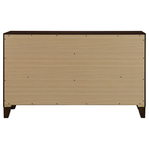 Anza - 6 Drawer Dresser Cabinet - Walnut