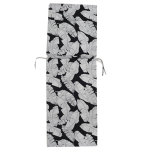 2 Piece Chaise Lounge Chair Cushion Set With Ties