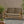Outdoor Rattan Loveseat with Wooden Legs - Brown