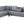 Irine - Sectional Sofa With Ottoman - Gray