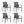 Patio Stackable Dining Chairs (Set of 4)