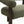 Round Armrest Loveseat (Green + Brown)