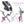 Exercise Bike Folding Stationary Bikes For Home With 16 Level Magnetic Resistance