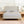 Modern Upholstered Platform Bed With Wave Shaped Headboard