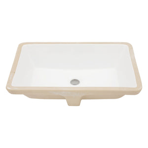 Modern Ceramic Undermount Bathroom Sink With Overflow, High Quality
