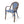 Bistro Chair With 2 Toned Checkered Pattern (Set of 2) - White / Navy
