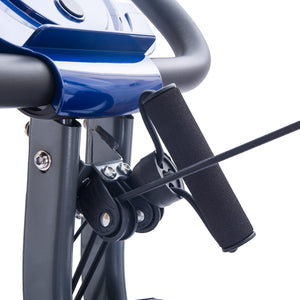 Exercise Bike Folding Stationary Bikes For Home With 16 Level Magnetic Resistance