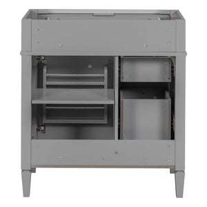 Bathroom Vanity With 2 Drawers And Tip-Out Drawer, Storage Cabinet
