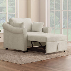 Convertible Sleeper Chair With Adjustable Backrest
