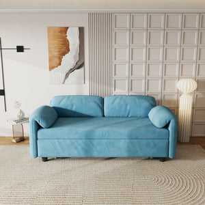 Sofa, Dual Purpose Lounge With Retractable Queen Size Bed