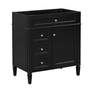 Bathroom Vanity With 2 Drawers And Tip-Out Drawer, Storage Cabinet