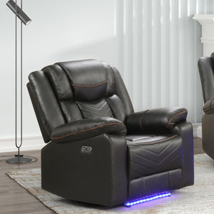 Challenger LED Power Recliner Set
