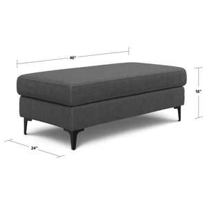 Ava - Versatile Mid Century Ottoman