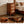 Rattan Narrow Side Table with 3 Drawers