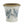 7.1x7.1x6.7' Ceramic Planter with Floral Pattern, Set of 2