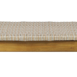 Acacia Wood Bench with 3 Seaters, Teak
