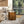 Nebula 20' Accent Oval Pillar Side Table, Medium Brown Walnut Burl Wood
