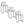 Fuji - Contemporary Modern Elegance, High Back Counter Stool