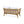 Outdoor Wooden Loveseat with Cushions - White/Teak