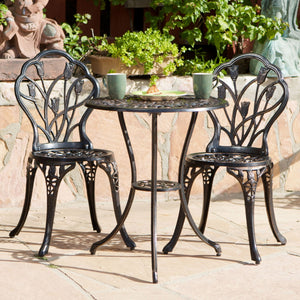 Nassau Cast 3 Piece Bistro Set