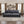 3 In 1 Convertible Sleeper Sofa With Nailhead Trim & Rolled Arm